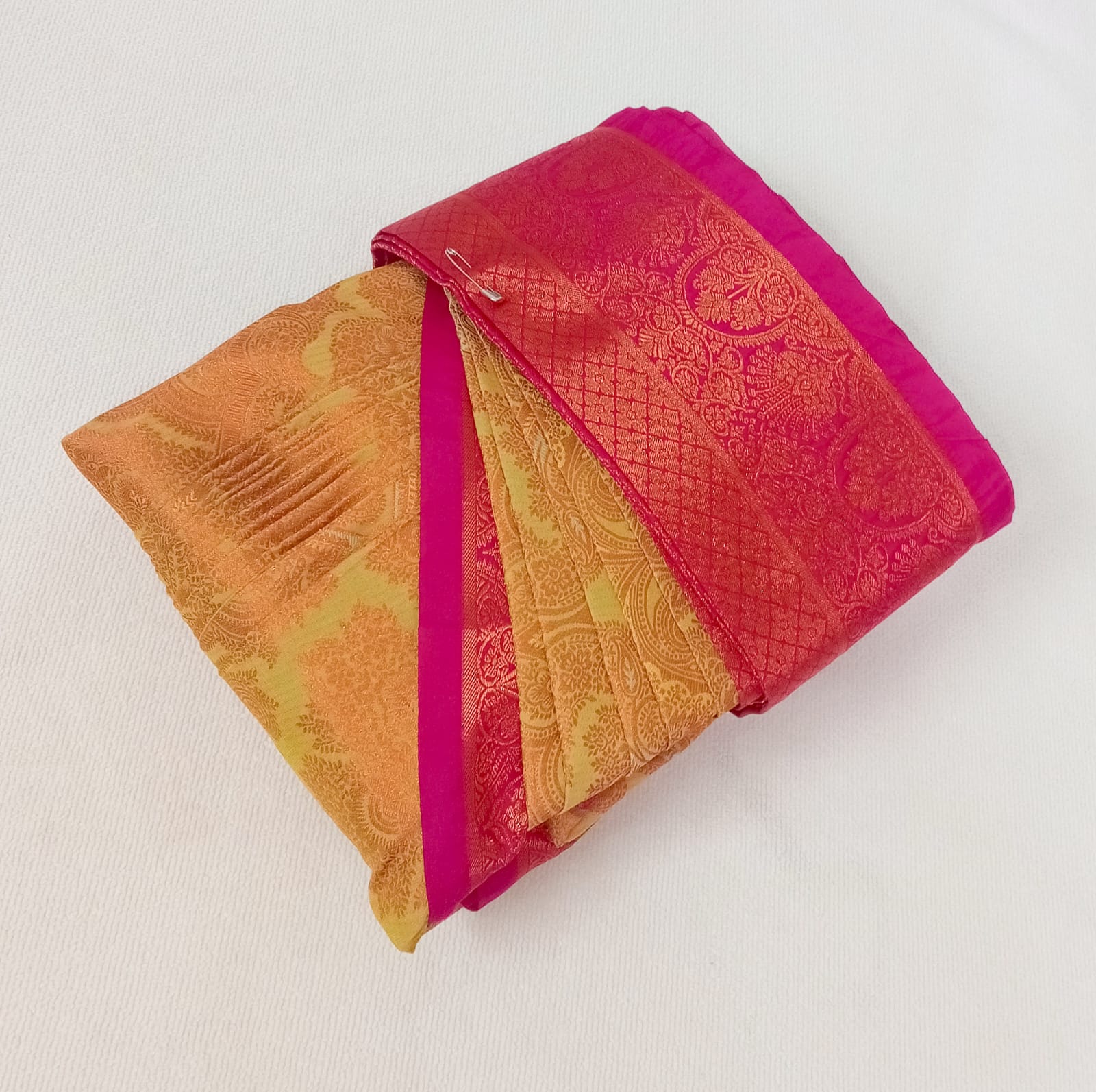 Gallery 7: Deep blue silk saree with intricate border.